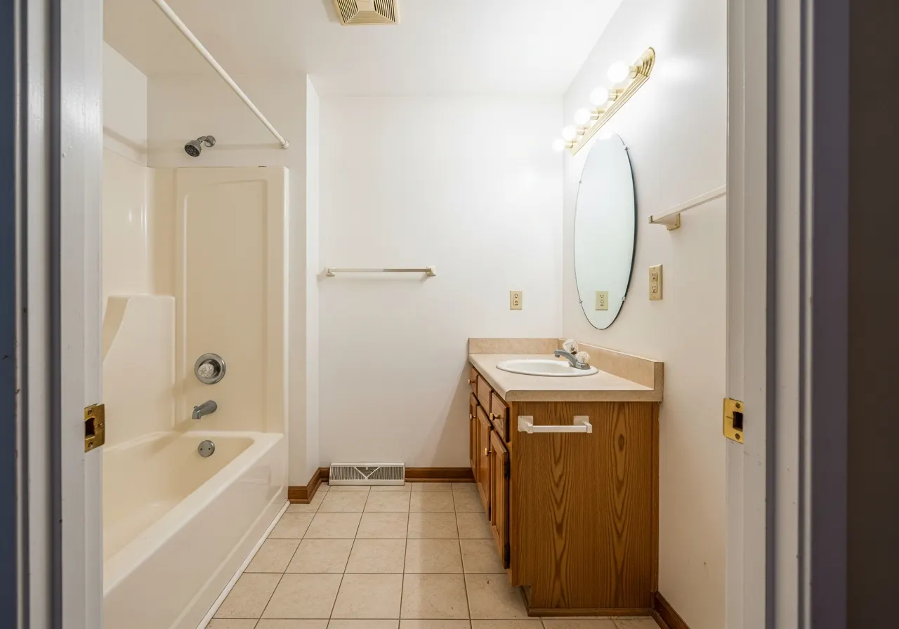 Guest Bathroom Refresh - illustrative before example