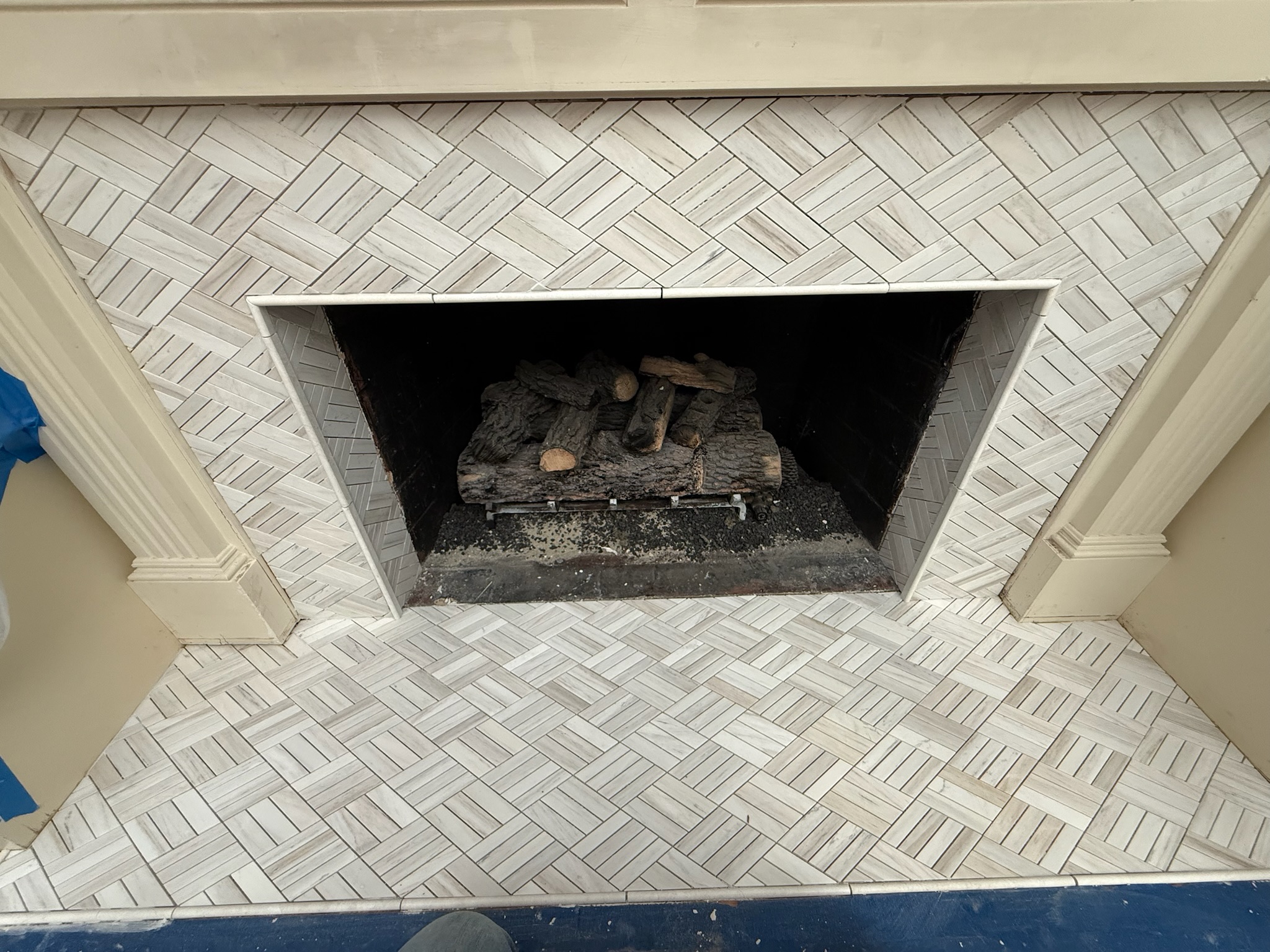 Fireplace Tile Remodel in Upstate, SC