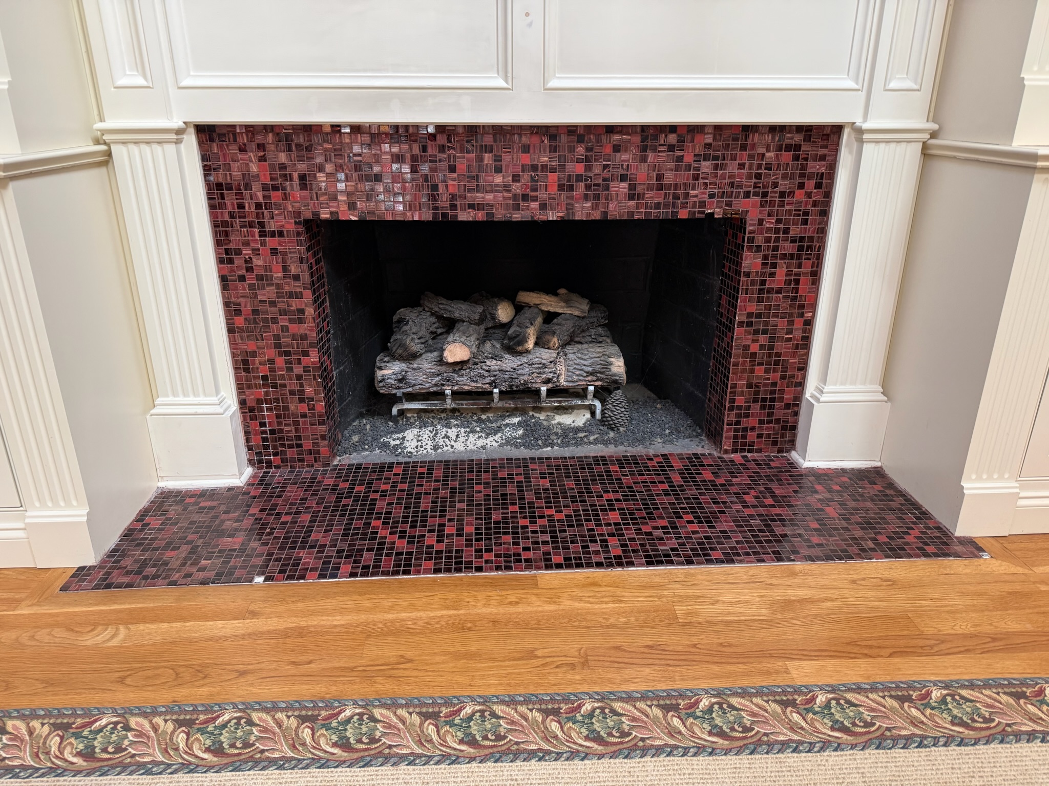 Fireplace Tile Remodel in Upstate, SC - before renovation in Upstate, SC
