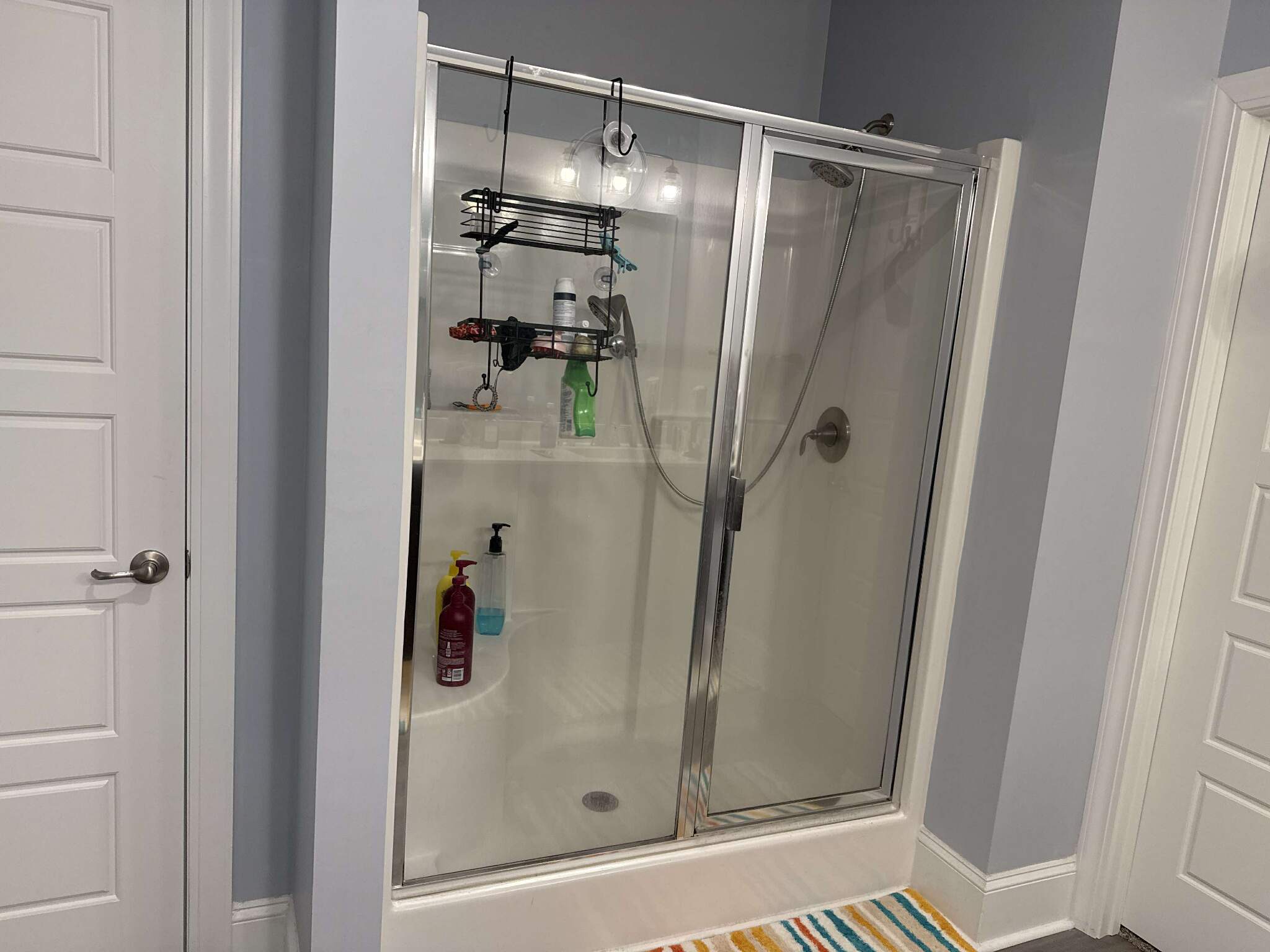 Shower-to-Tub Acrylic Conversion - before renovation in Greenville, SC